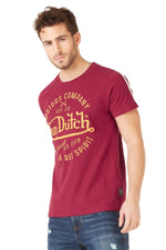 Men's burgundy motors t-shirt - Image n°3
