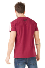 Men's burgundy motors t-shirt - Image n°4