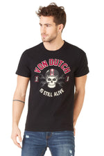 Men's black biker skull t-shirt - Image n°5