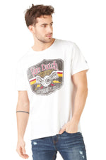 White winged eye biker t-shirt - Image n°1
