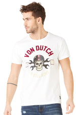Men's white skull t-shirt - Image n°5