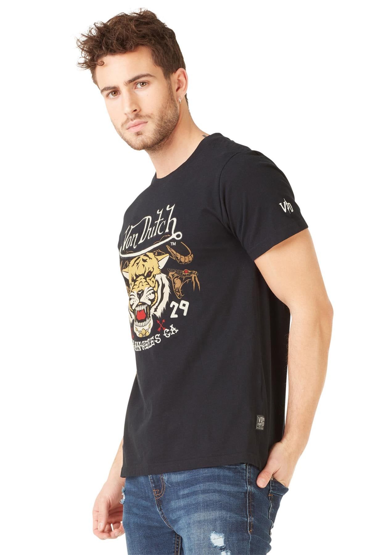 Black tiger los angeles t-shirt - Image n°3