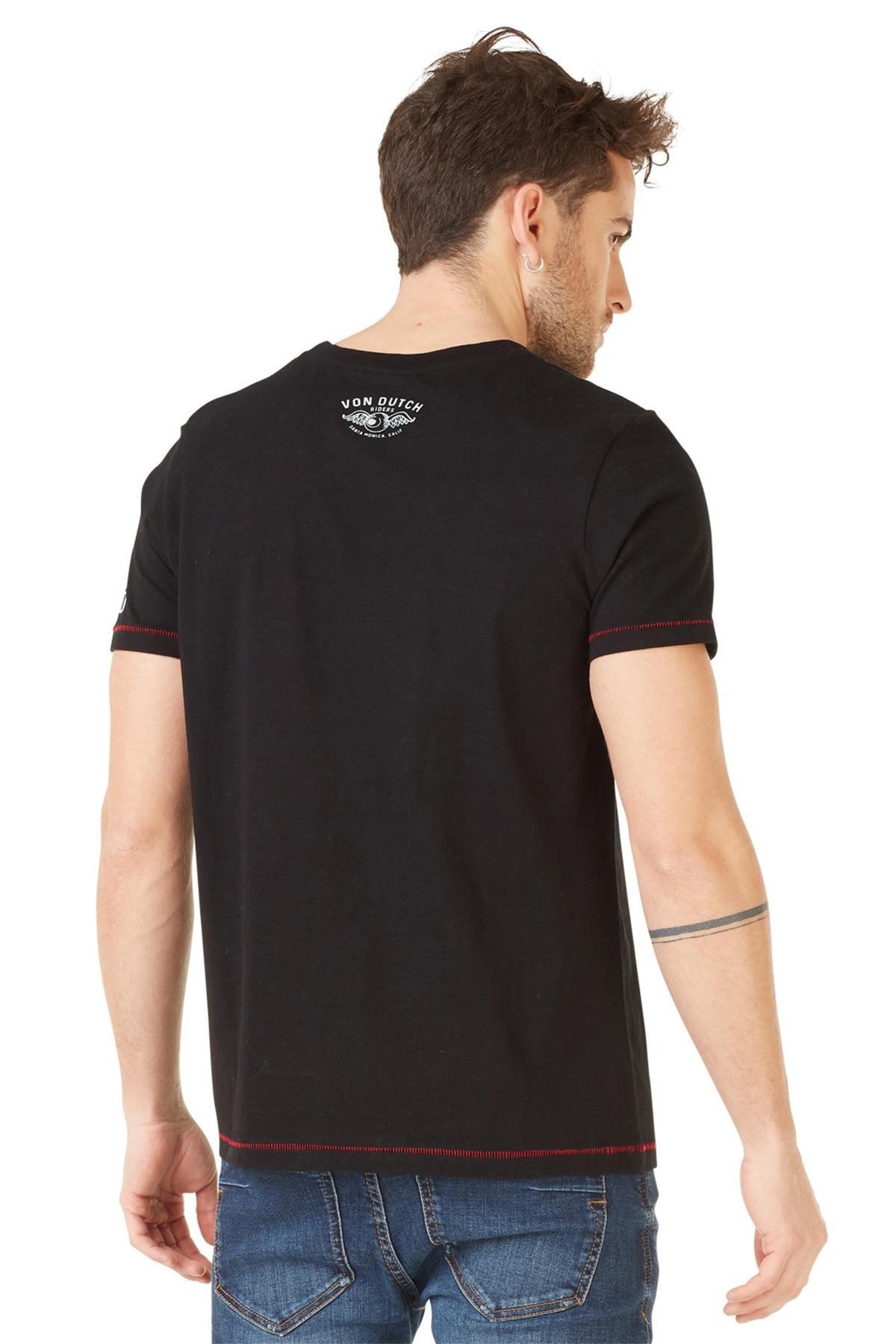 Men's t-shirt biker skull kustom - Image n°4