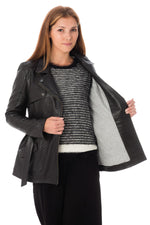  Enato women's jacket in khaki color - Image n°4