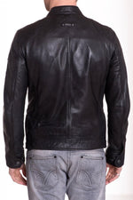 Mauritius Men's Black Leather Jacket - Image n°5