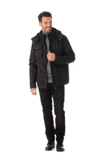 Kaporal men's black parka - Image n°2