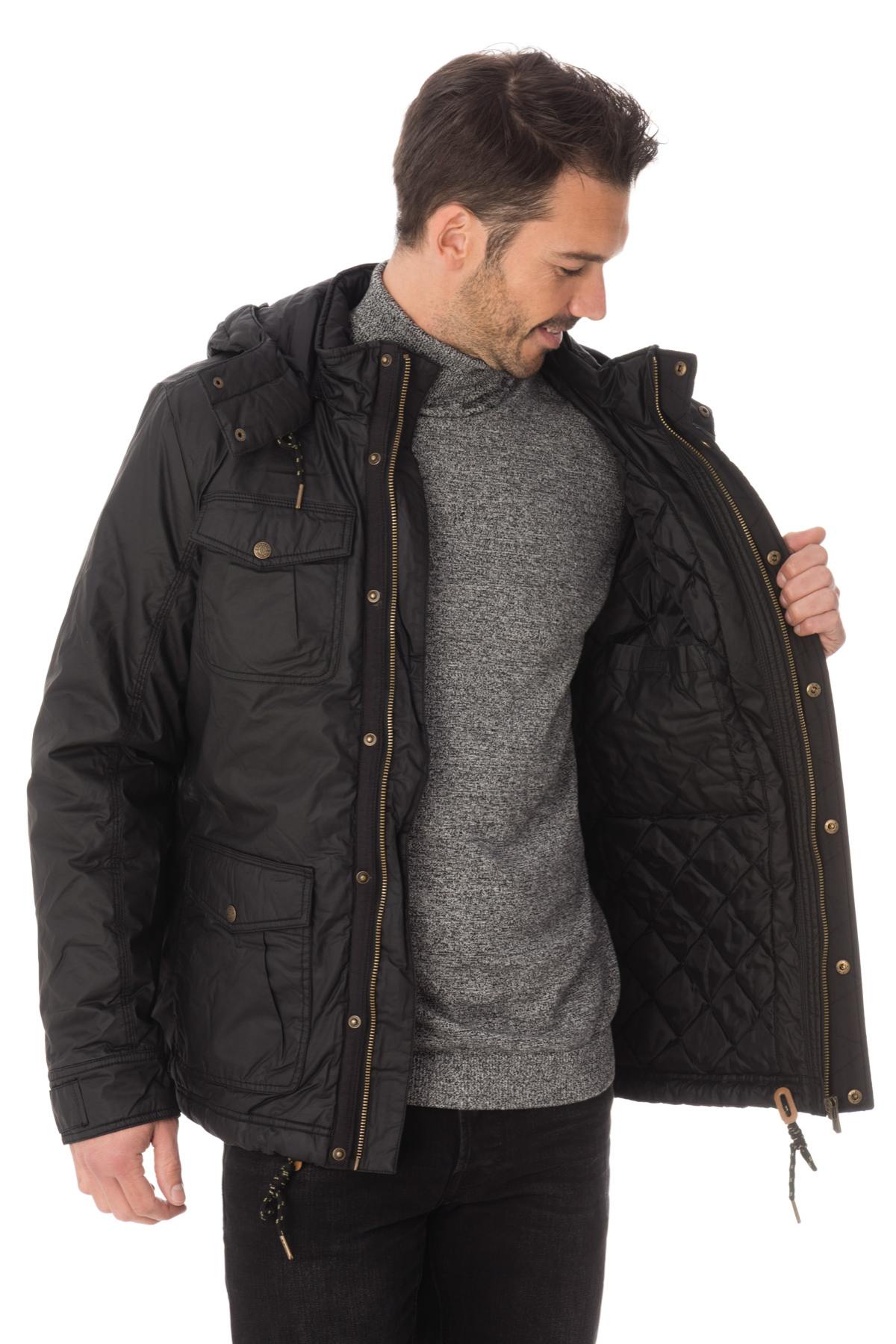 Kaporal men's black parka - Image n°4