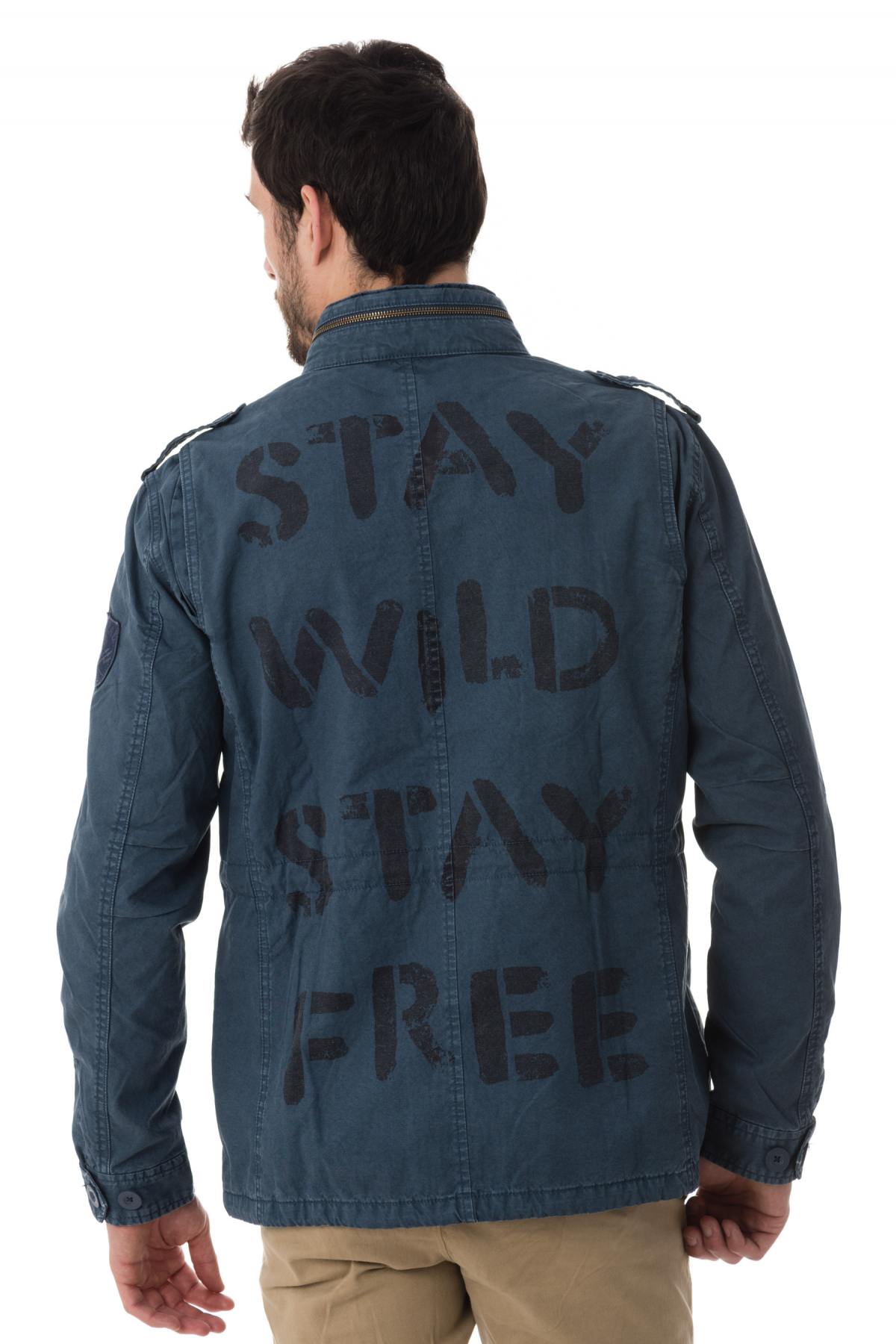 blue Kaporal men's jacket - Image n°4