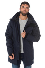 Nobis men's navy blue parka - Image n°3