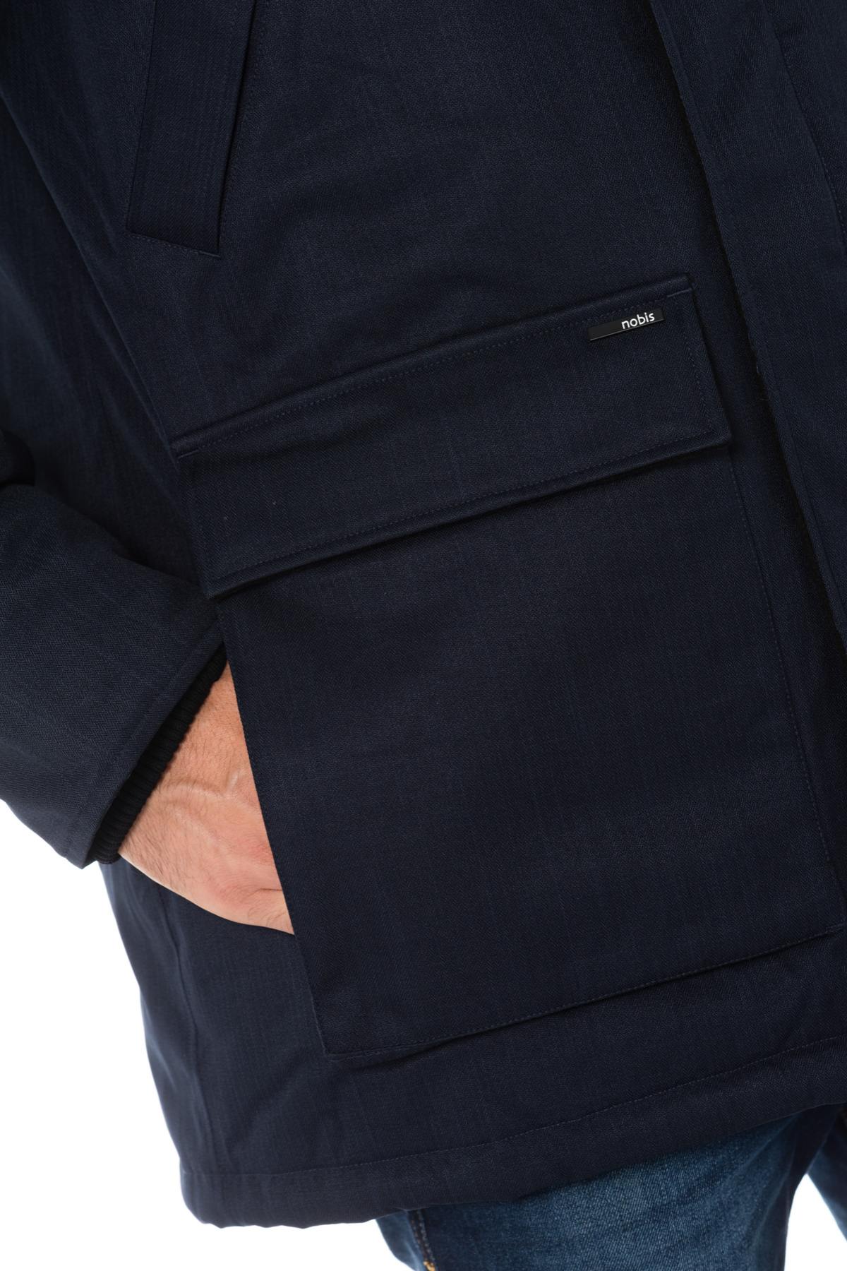 Nobis men's navy blue parka - Image n°8