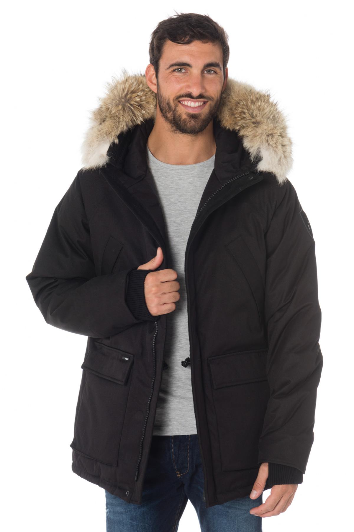 Nobis men's black parka - Image n°3