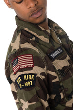 Schott safari jacket with badges - Image n°2