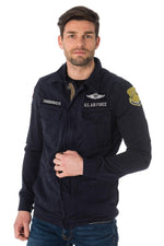 Navy sharian with Schott crest - Image n°1
