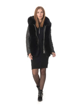 Lambskin and fox fur jacket - Image n°2