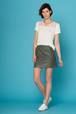 Ecru lace t-shirt - Image n°3