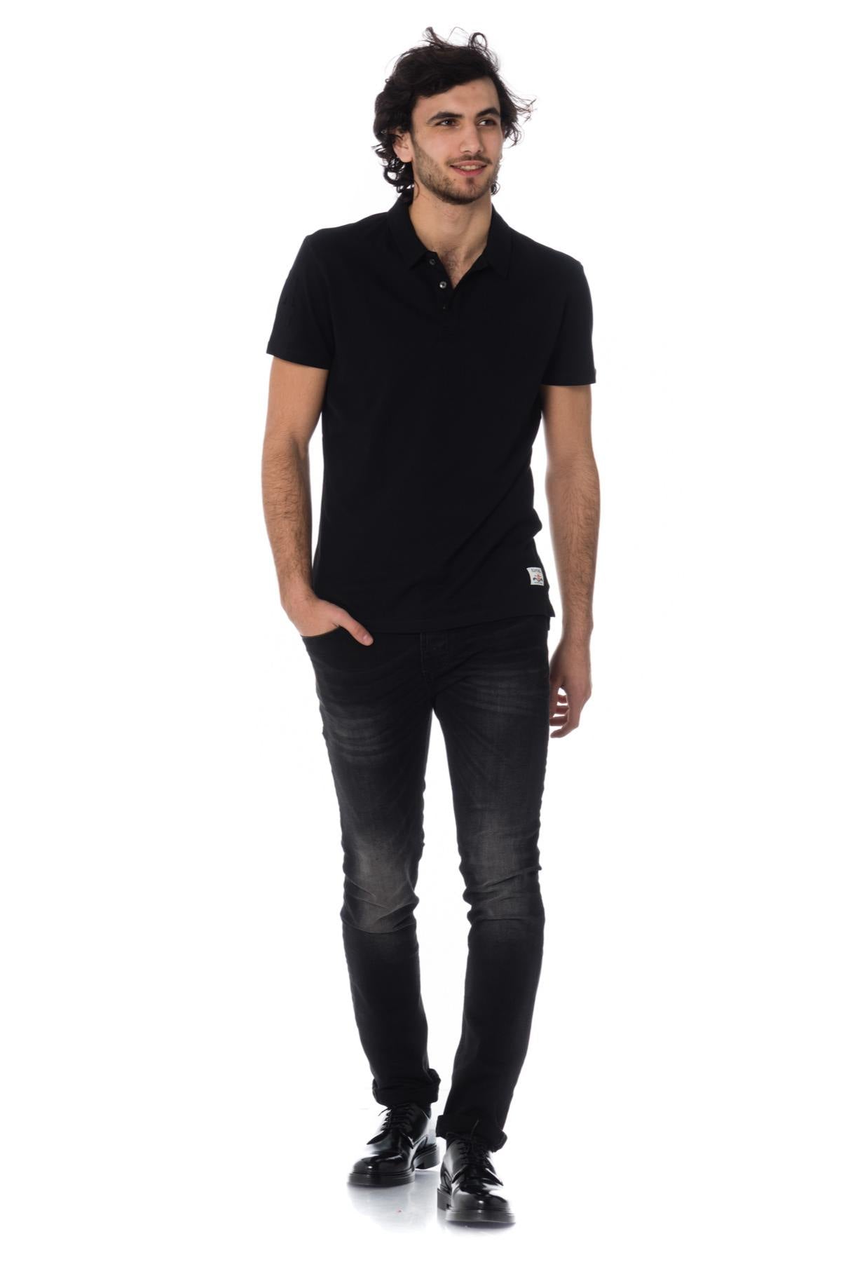 men's polo shirt pulko black - Image n°2