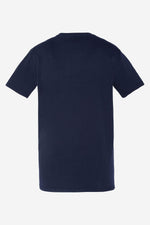 Navy blue round-neck t-shirt - Image n°4