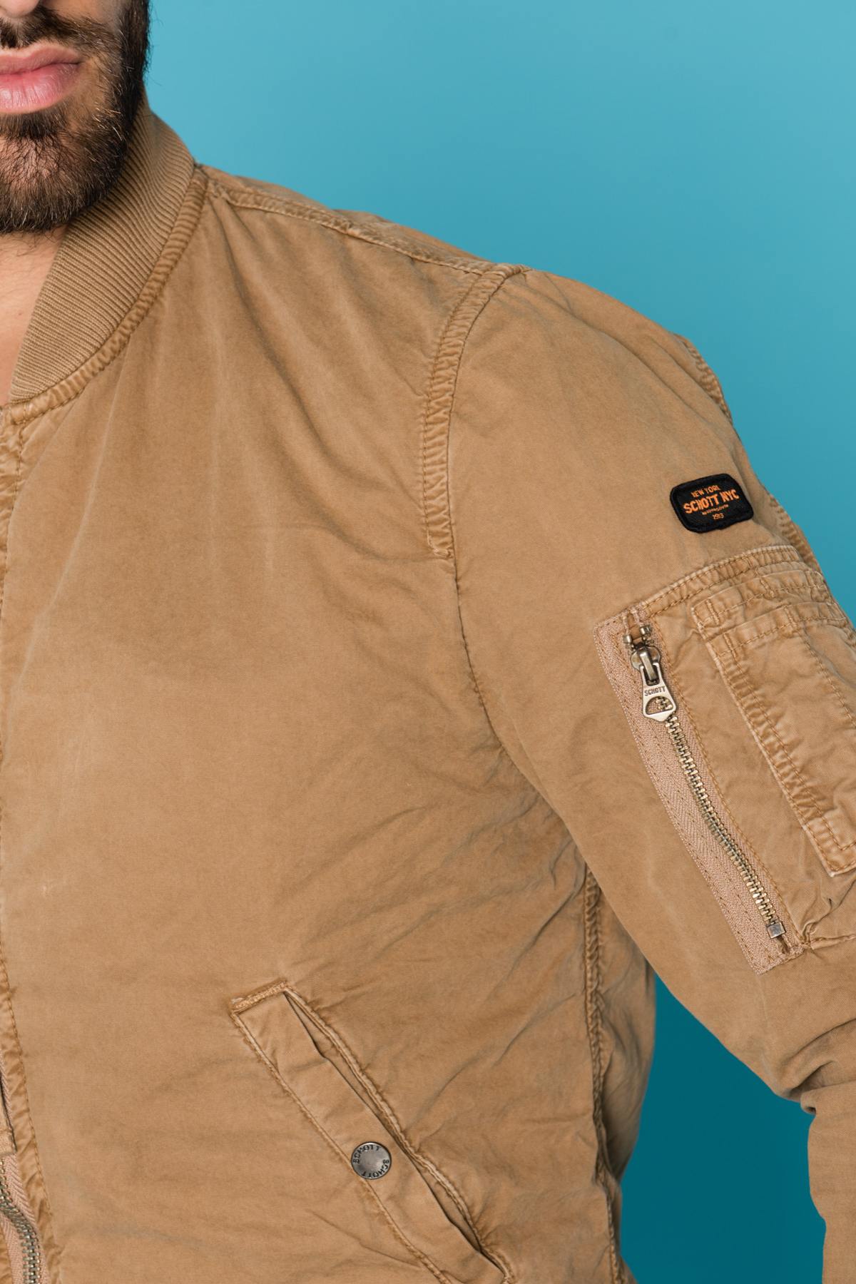 Schott beige jacket - Image n°6