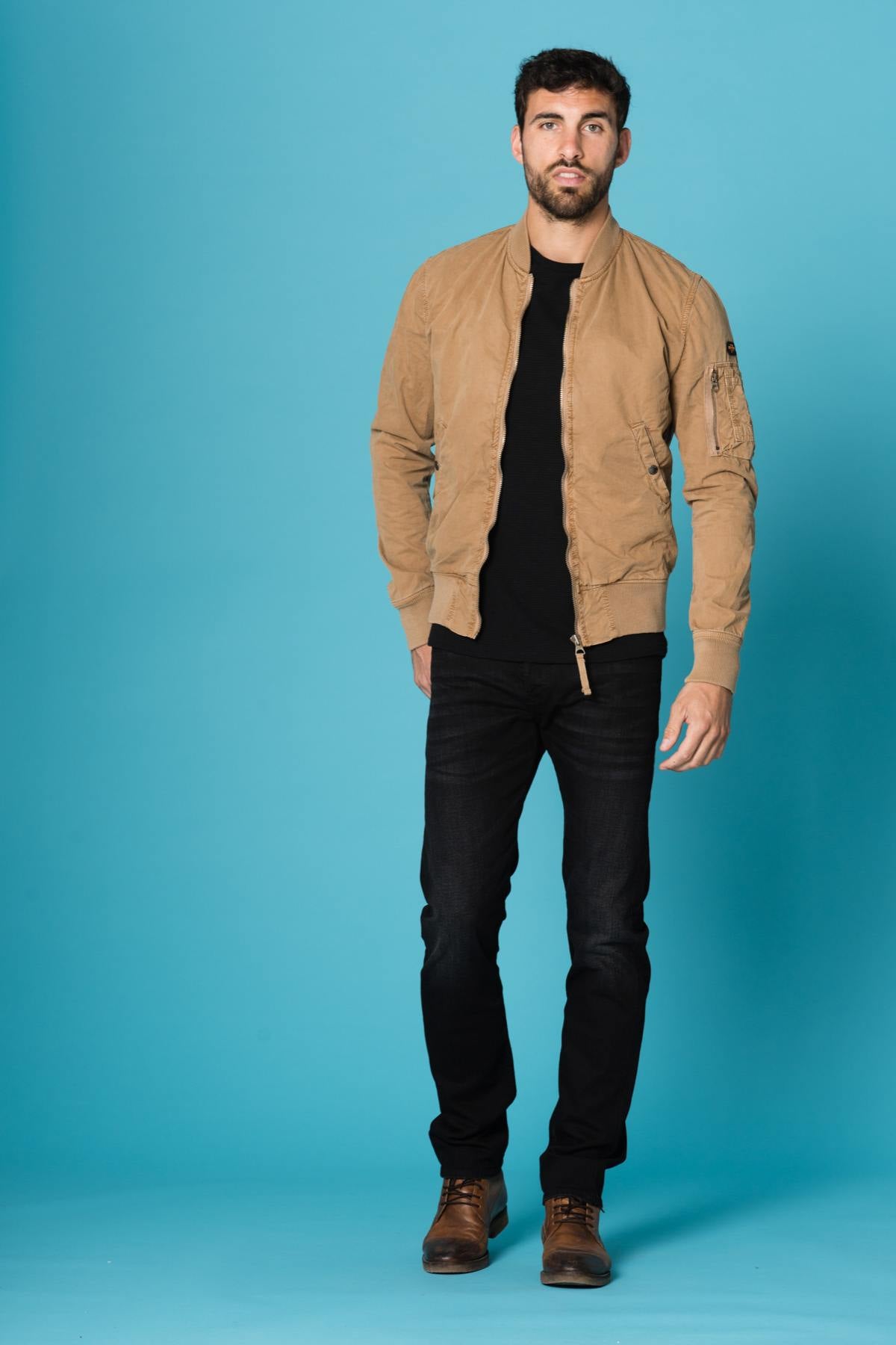 Schott beige jacket - Image n°2