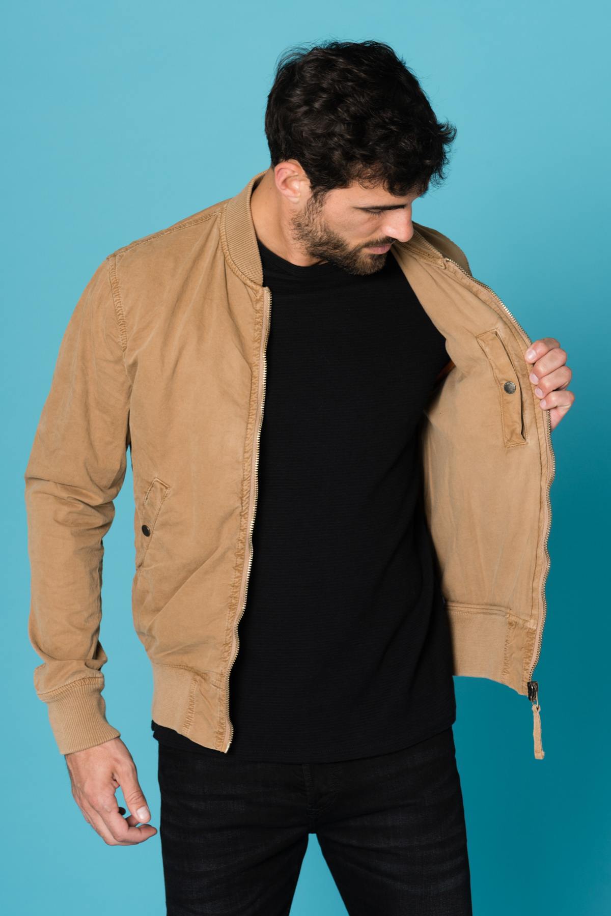 Schott beige jacket - Image n°4