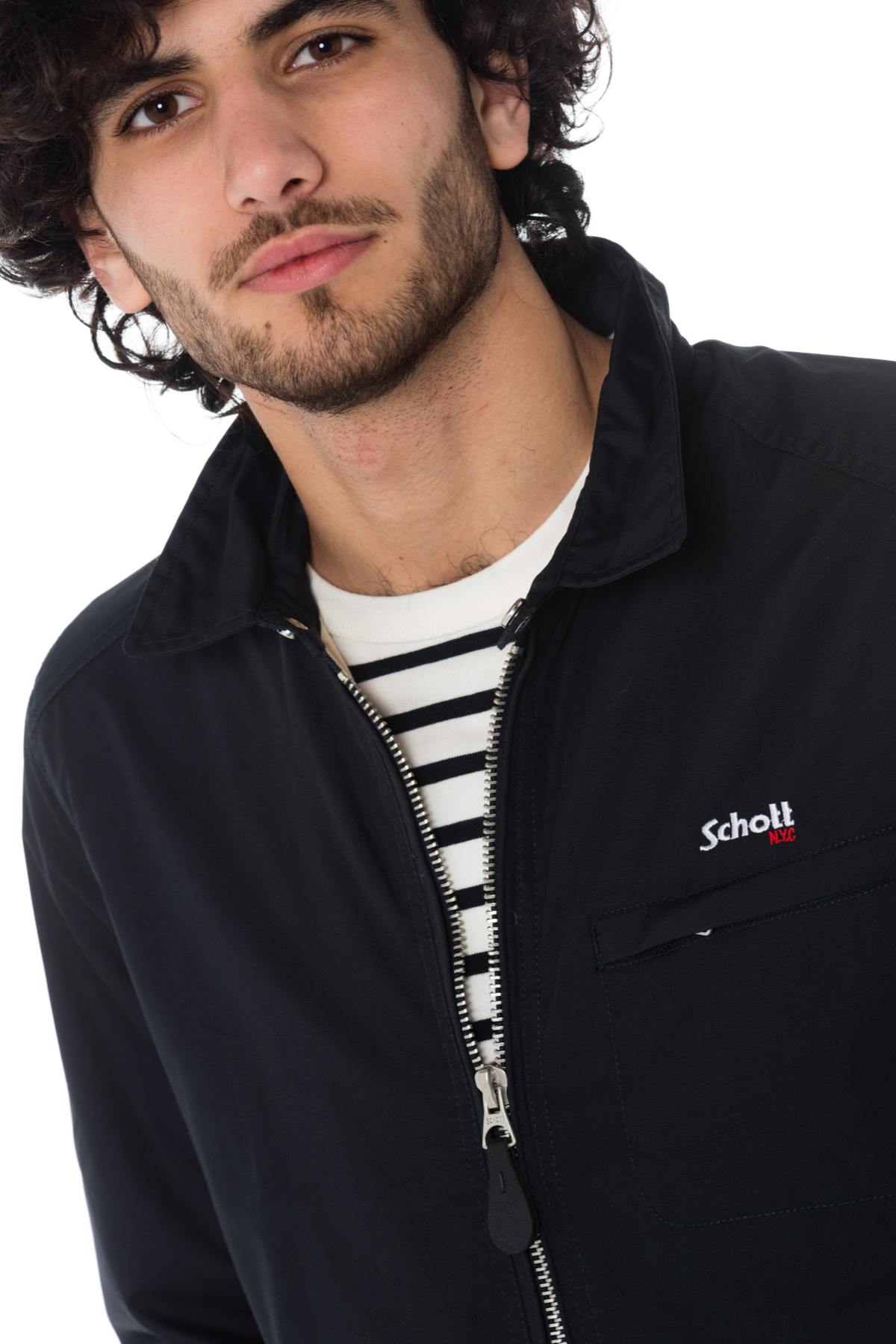 Textile jacket with shirt collar - Image n°6