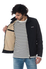 Textile jacket with shirt collar - Image n°4