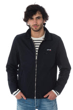 Textile jacket with shirt collar - Image n°1