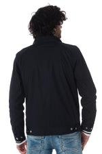 Textile jacket with shirt collar - Image n°5