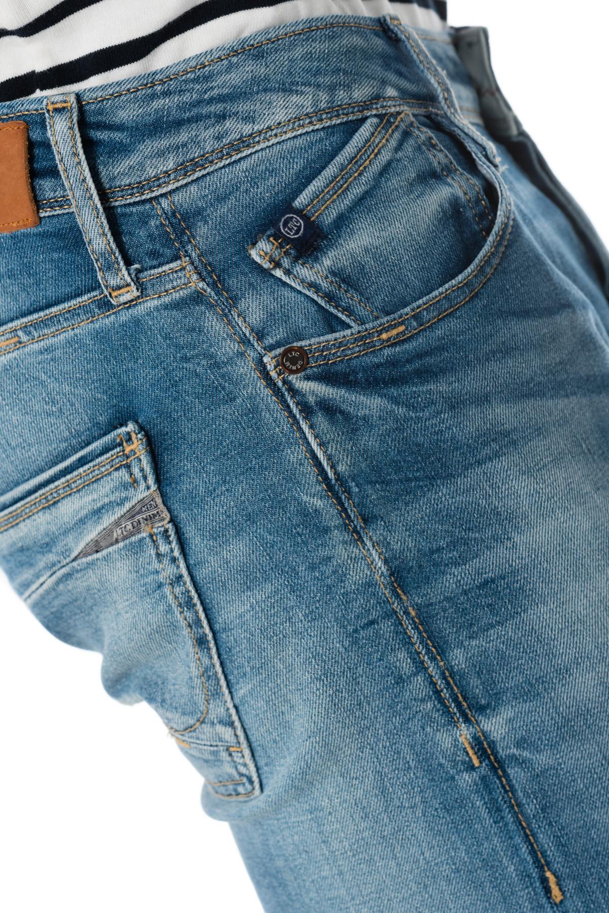 basic blue men's jeans - Image n°3