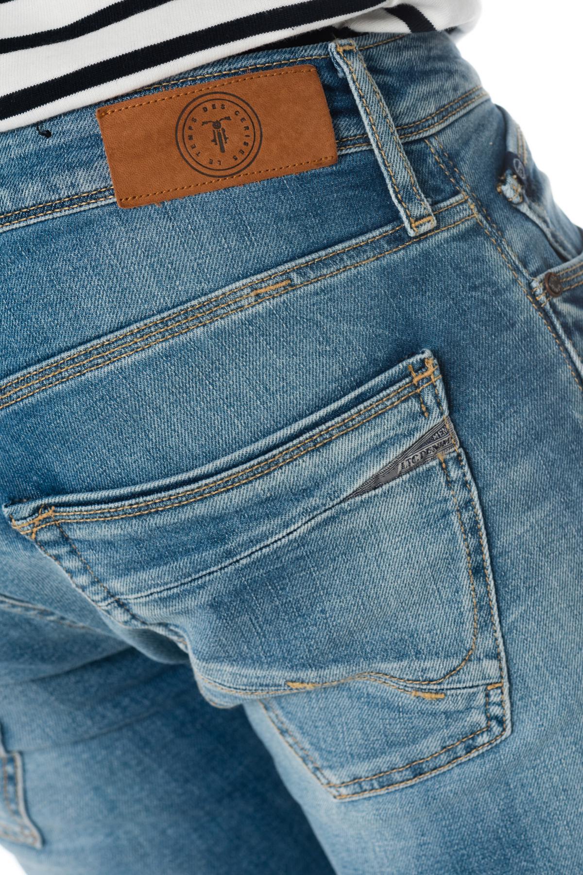 basic blue men's jeans - Image n°4
