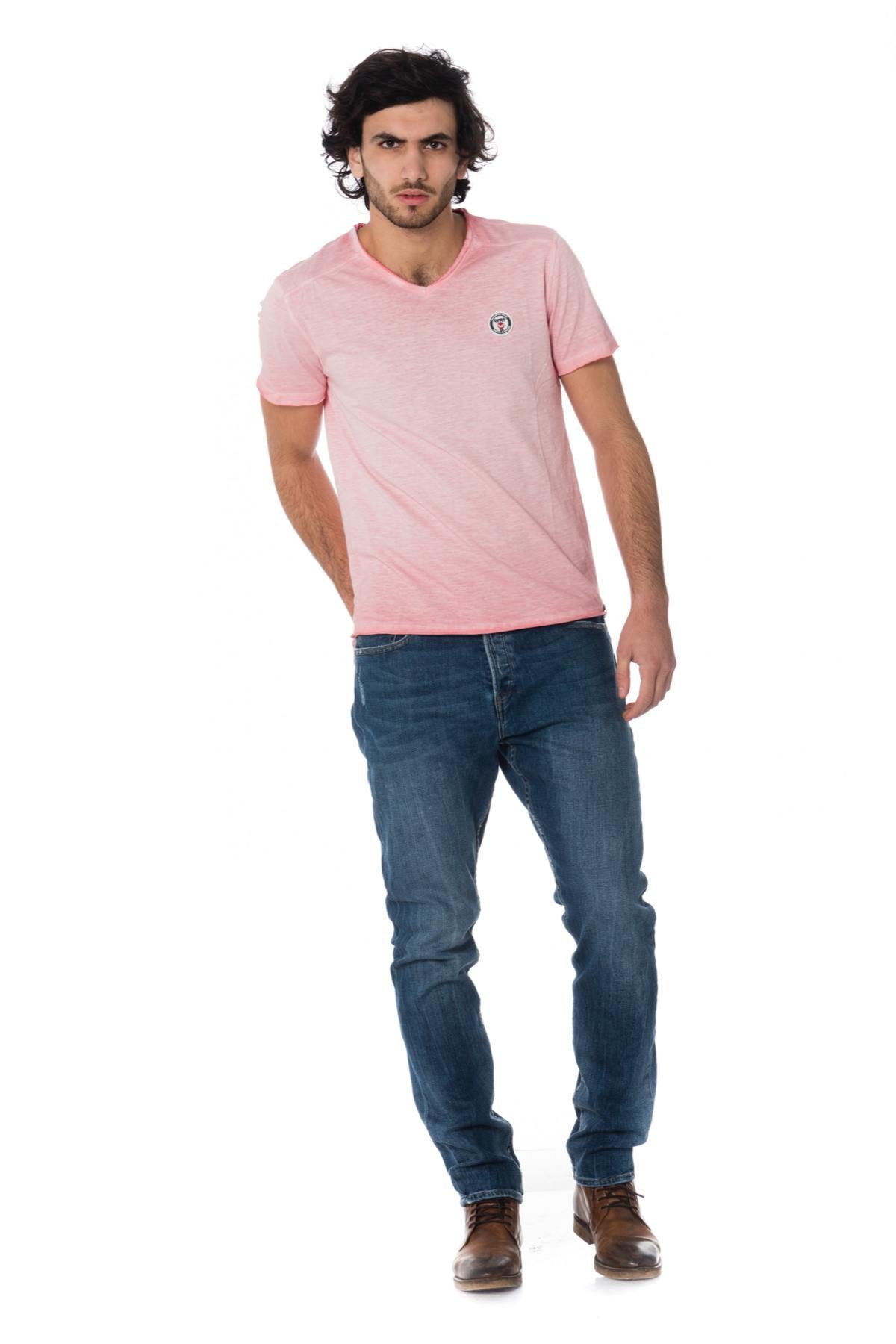Pale pink men's t-shirt - Image n°2