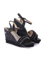 Black women's summer shoes - Image n°1