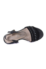 Black women's summer shoes - Image n°3