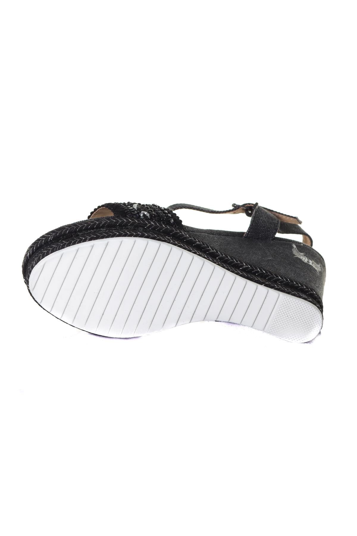 Black women's summer shoes - Image n°4