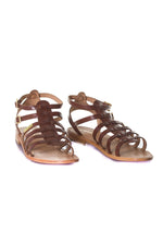 Women's tan summer sandals - Image n°1