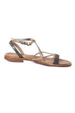 Women's black sandals - Image n°2