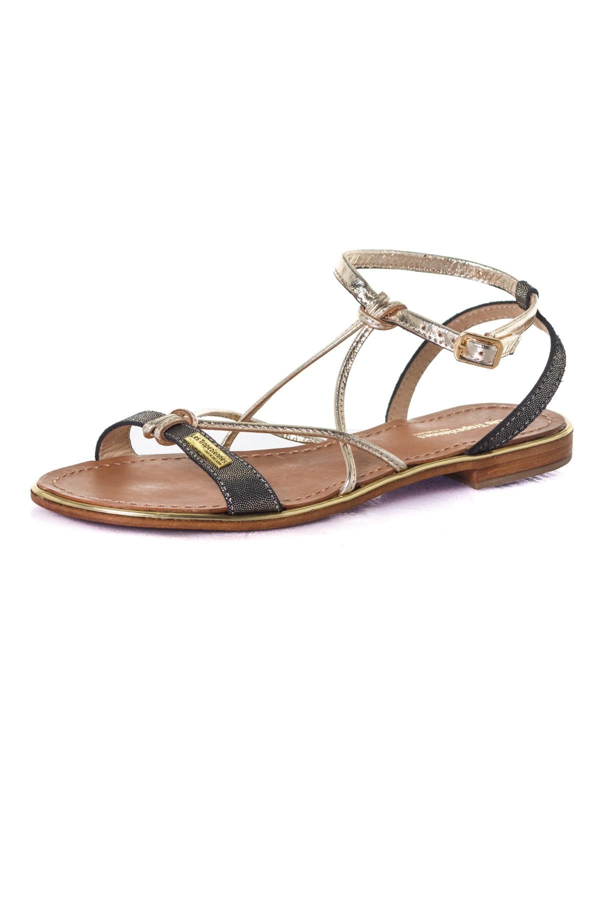 Women's black sandals - Image n°6