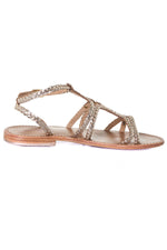 Women's gold summer shoe - Image n°2