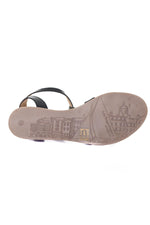 Women's black gold sandals - Image n°4