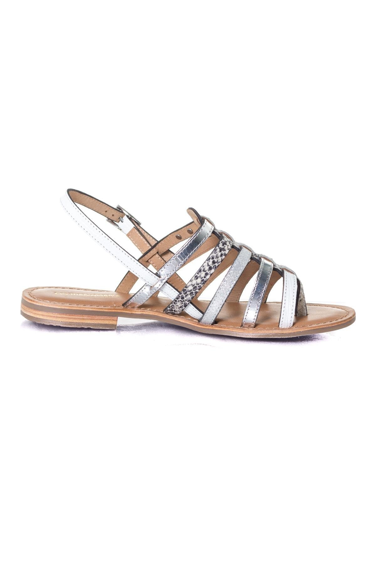 White and silver summer shoes - Image n°2