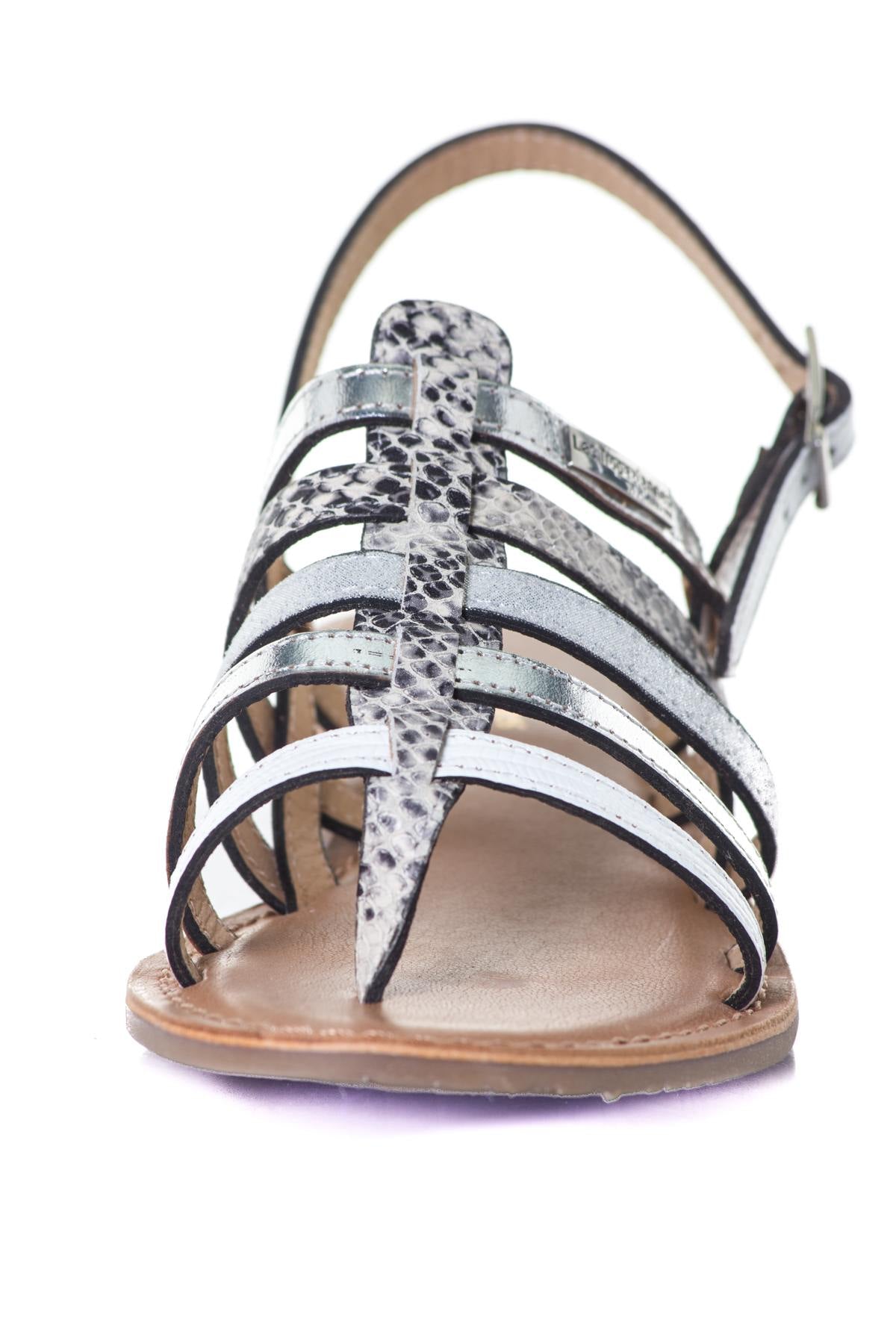 White and silver summer shoes - Image n°5