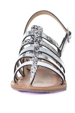 White and silver summer shoes - Image n°5