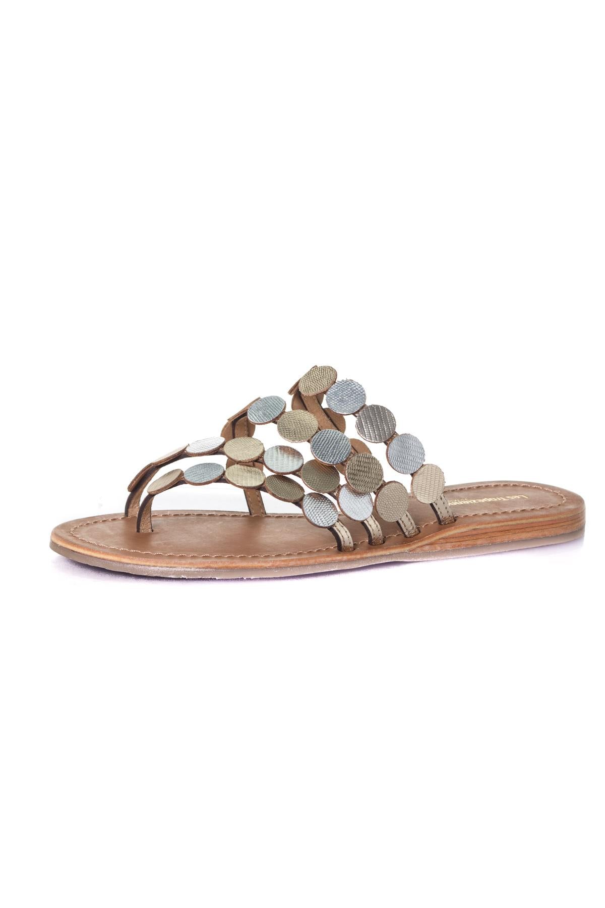 Women's gold summer shoes - Image n°6