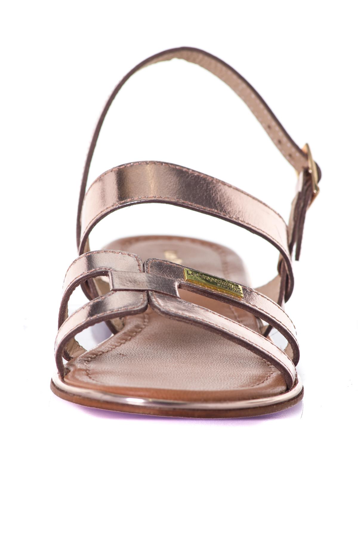 Women's rose gold summer sandals - Image n°5
