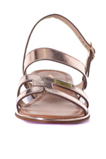 Women's rose gold summer sandals - Image n°5