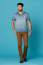  Kaporal men's blue t-shirt - Image n°2