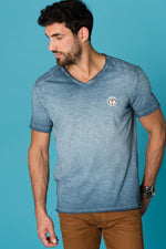  Kaporal men's blue t-shirt - Image n°1