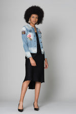  Denim jacket with patches - Image n°2