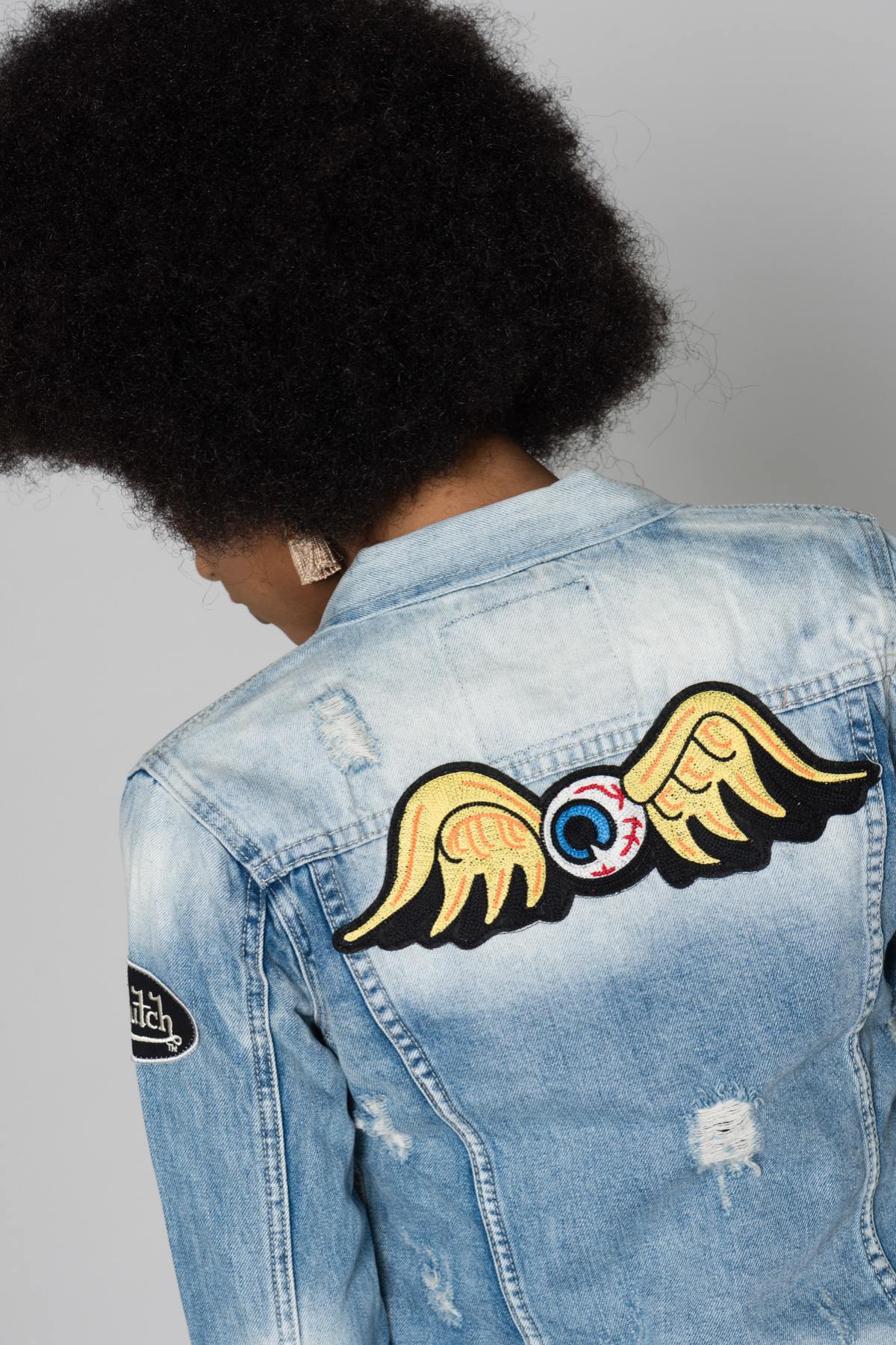  Denim jacket with patches - Image n°6