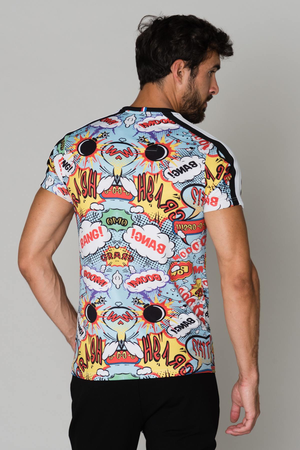 Colorful round neck t-shirt - Image n°4